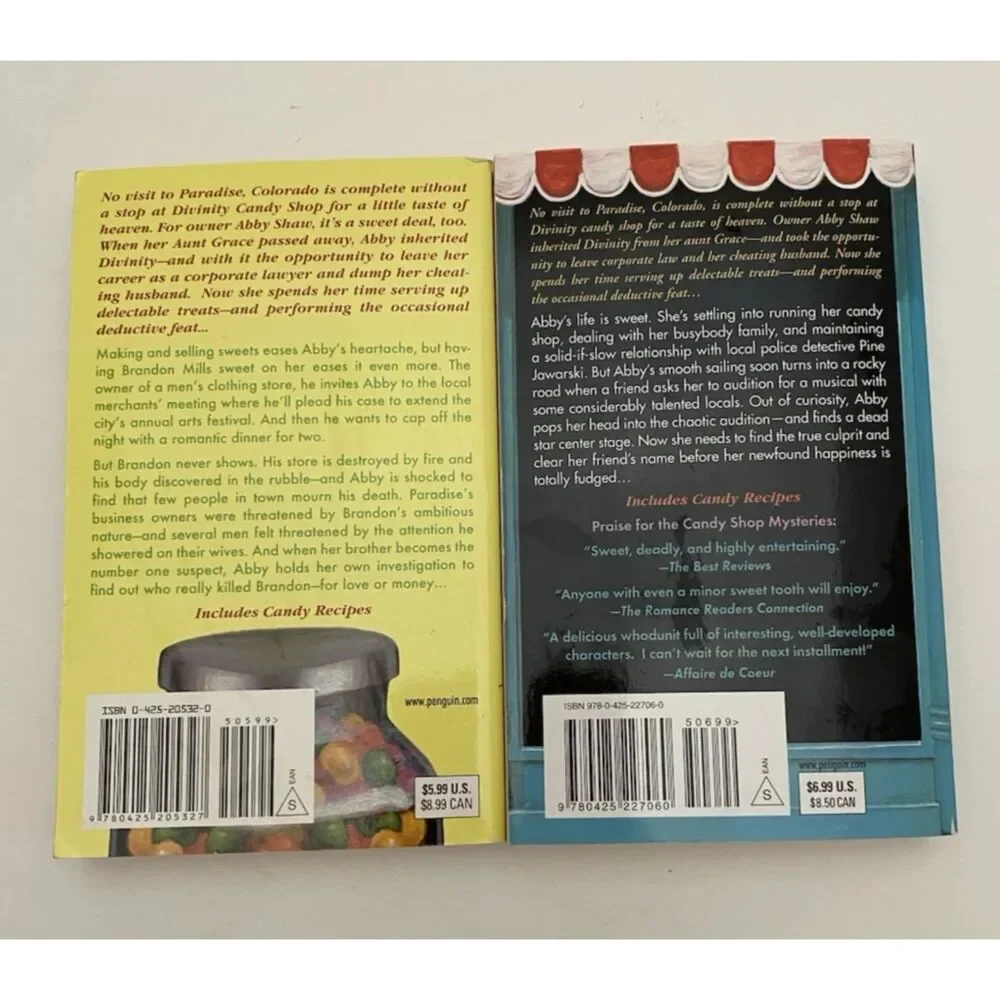 Candy Apple Dead & Sucker Punch -Lot Of 2 Books-Sammi Carter- Paperback